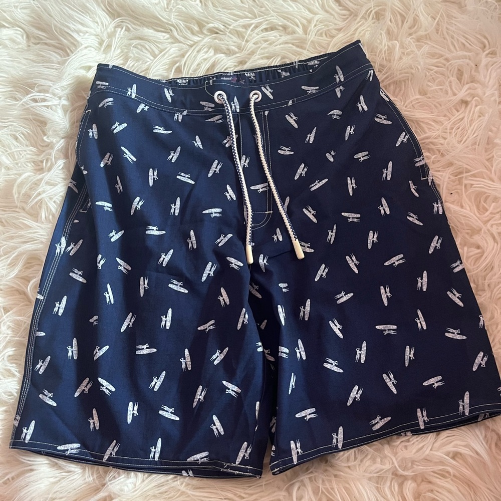 Johnnie-O Men’s Avon Half Elastic Surf Shorts Size Large - Picture 2 of 6